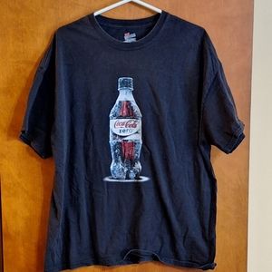 HANES Coke black tee